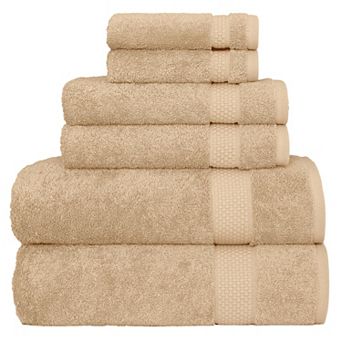 Linum Home Textiles Aegean Long Staple Turkish Cotton Starlight Terry 6 pc Towel Set