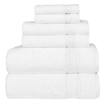 Linum Home Textiles Aegean Long Staple Turkish Cotton Starlight Terry 6 pc Towel Set
