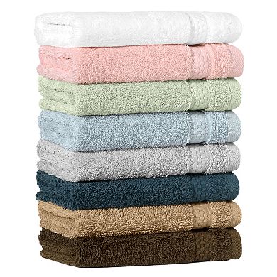 Linum Home Textiles Aegean Long Staple Turkish Cotton Starlight Terry 6-Piece Washcloth Set