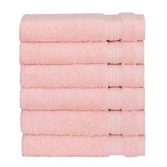 Linum Home Textiles Aegean Long Staple Turkish Cotton Starlight Terry 6 pc Washcloth Set