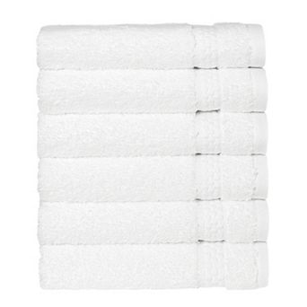 Linum Home Textiles Aegean Long Staple Turkish Cotton Starlight Terry 6 pc Washcloth Set