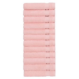 Linum Home Textiles Aegean Long Staple Turkish Cotton Starlight Terry 12 pc Washcloth Set