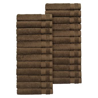 Linum Home Textiles Aegean Long Staple Turkish Cotton Starlight Terry 24 pc Washcloth Set