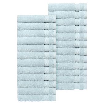 Linum Home Textiles Aegean Long Staple Turkish Cotton Starlight Terry 24 pc Washcloth Set