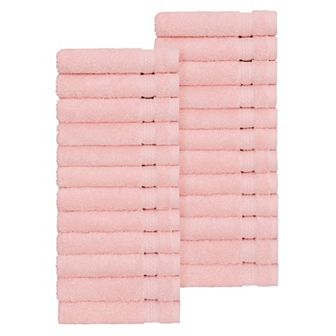 Linum Home Textiles Aegean Long Staple Turkish Cotton Starlight Terry 24 pc Washcloth Set