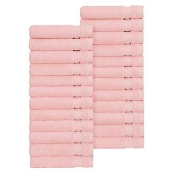 Linum Home Textiles Aegean Long Staple Turkish Cotton Starlight Terry 24 pc Washcloth Set