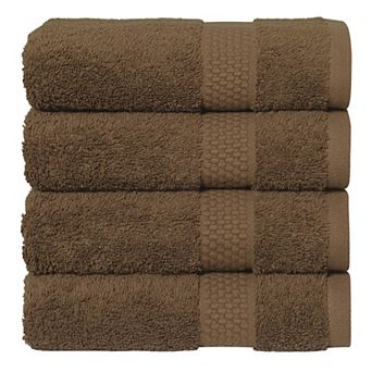 Linum Home Textiles Aegean Long Staple Turkish Cotton Starlight Terry 4 pc Hand Towel Set