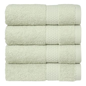 Linum Home Textiles Aegean Long Staple Turkish Cotton Starlight Terry 4 pc Hand Towel Set