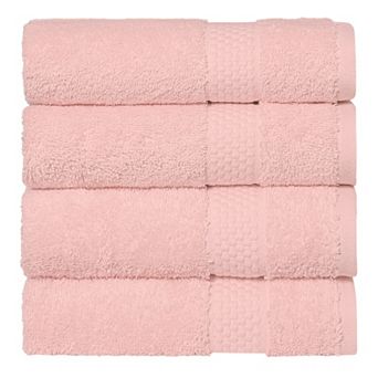 Linum Home Textiles Aegean Long Staple Turkish Cotton Starlight Terry 4 pc Hand Towel Set