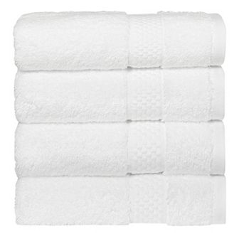 Linum Home Textiles Aegean Long Staple Turkish Cotton Starlight Terry 4 pc Hand Towel Set