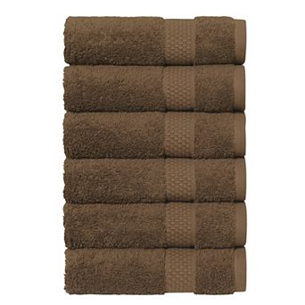 Linum Home Textiles Aegean Long Staple Turkish Cotton Starlight Terry 6 pc Hand Towel Set