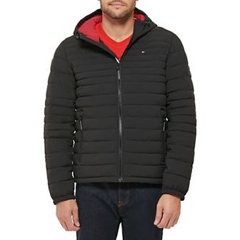 Men's Tommy Hilfiger Stretchy Hooded Puffer Jacket