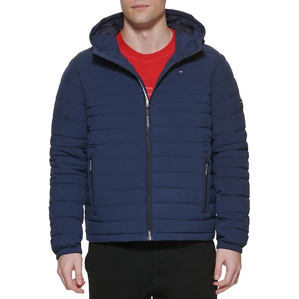 Men's Tommy Hilfiger Stretchy Hooded Puffer Jacket
