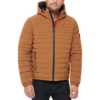 Men's Tommy Hilfiger Stretchy Hooded Puffer Jacket