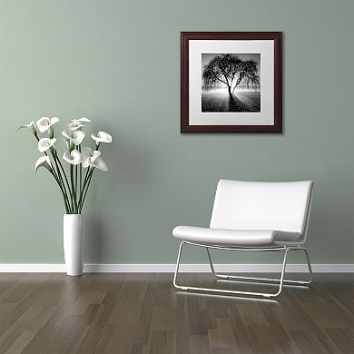 Trademark Fine Art Lightning Tree Matted Framed Wall Art