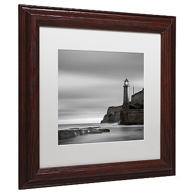 Trademark Fine Morro Lighthouse Matted Framed Wall Art