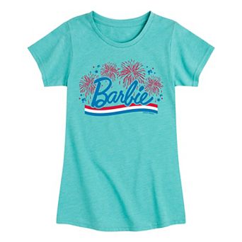 Girls 7-16 Barbie® Fireworks Logo Graphic Tee