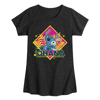 Disney's Lilo & Stitch Girls 7-16 Ohana Graphic Tee