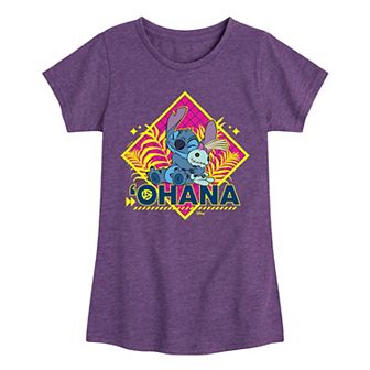 Disney's Lilo & Stitch Girls 7-16 Ohana Graphic Tee
