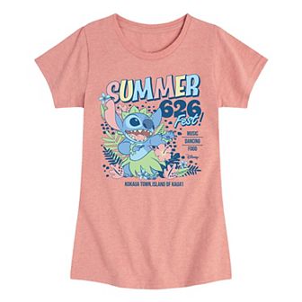 Disney's Lilo & Stitch Girls 7-16 Summer 626 Fest Graphic Tee