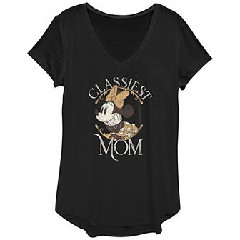 Disney's Minnie Mouse Classiest Mom Women's Graphic Tee