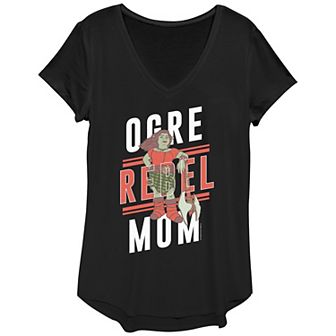 Women's Shrek Ogre Rebel Mom Graphic Tee