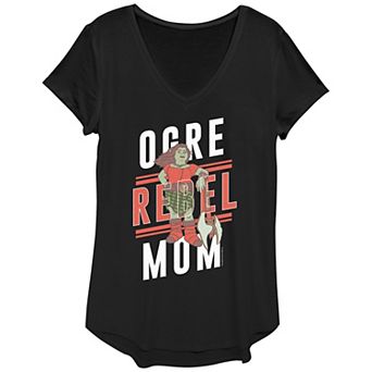 Women's Shrek Ogre Rebel Mom Graphic Tee