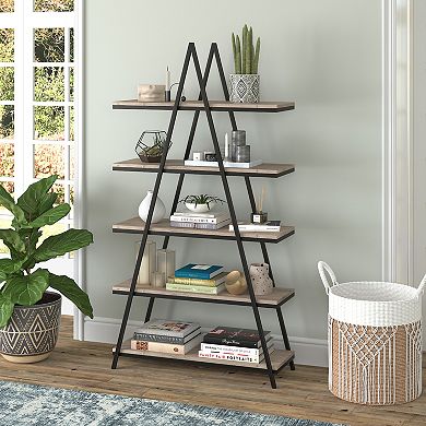 Finley & Sloane Conry 68-in. Tall A-Frame Bookcase