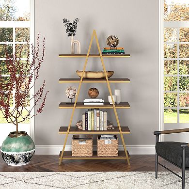 Finley & Sloane Conry 68-in. Tall A-Frame Bookcase