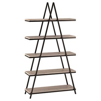 Finley & Sloane Conry 68'' Tall A-Frame Bookcase