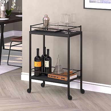 Finley & Sloane Barnes Rectangular Bar Cart