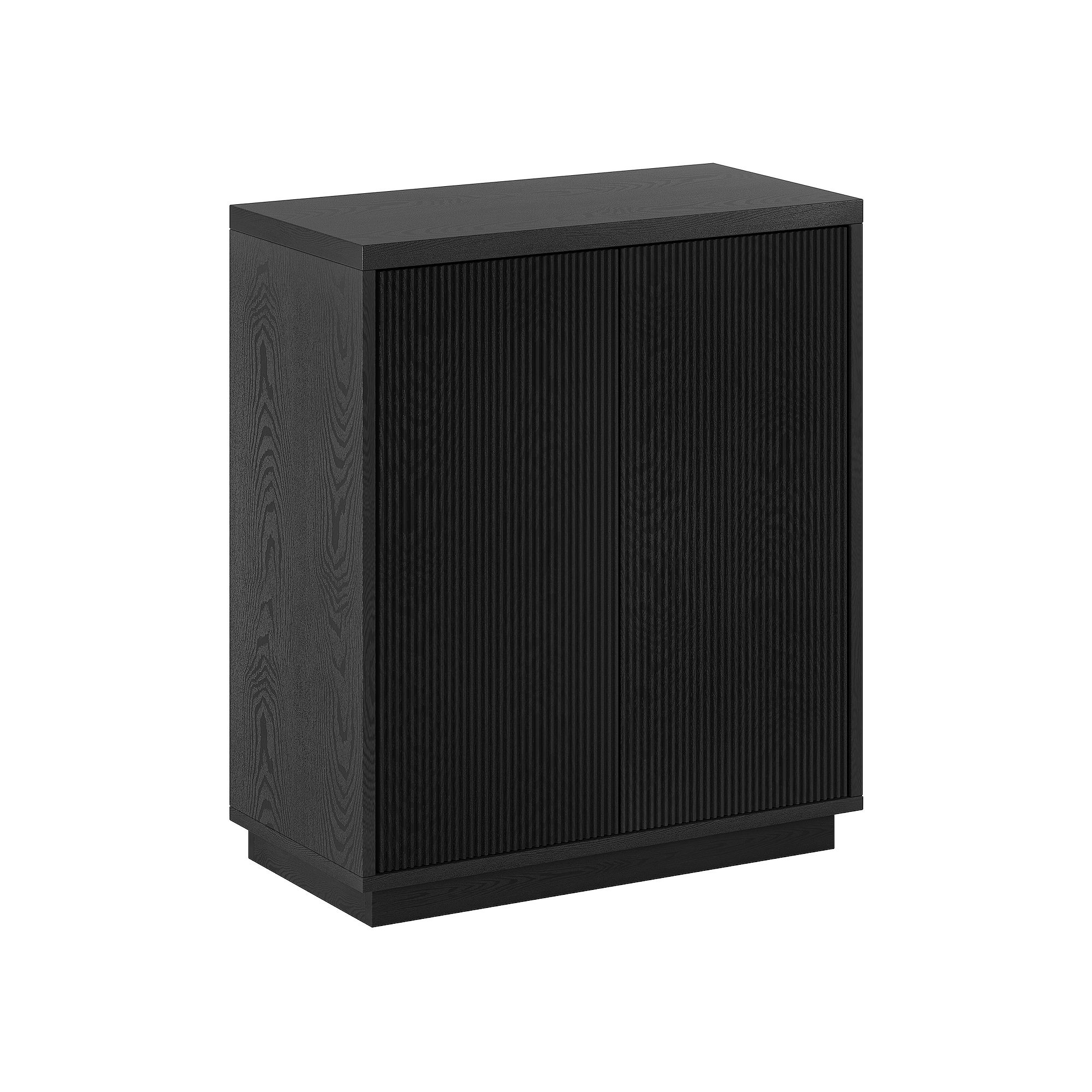 Finley & Sloane Alston Rectangular Accent Cabinet, Black Grain