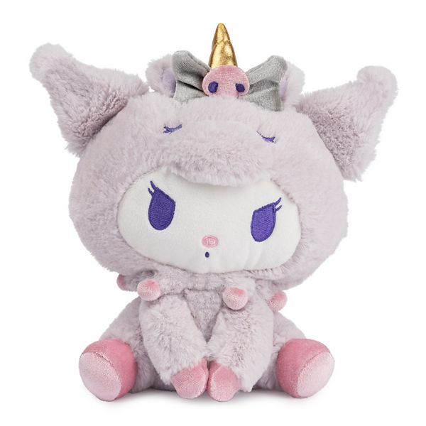 GUND Sanrio Kuromi Unicorn Plush Toy, Premium Stuffed Animal for Ages 1 and Up, Purple, 6&rdquo;