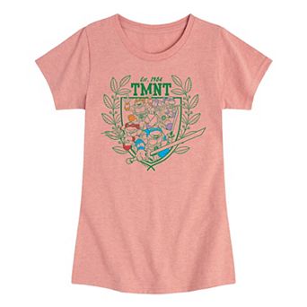 Girls 7-16 Teenage Mutant Ninja Turtles Badge Tee