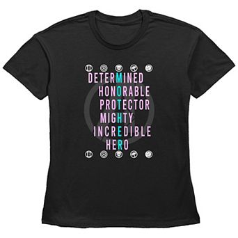 Women's Avenger Mom Qualities Basic Fit Graphic Tee