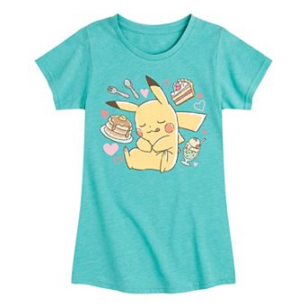 Girls 7-16 Pokemon Pika Dessert Tee