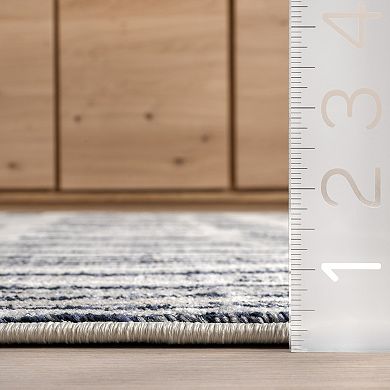 PrabalGurungXRugsUSA Lafayette Abstract Striped Area Rug