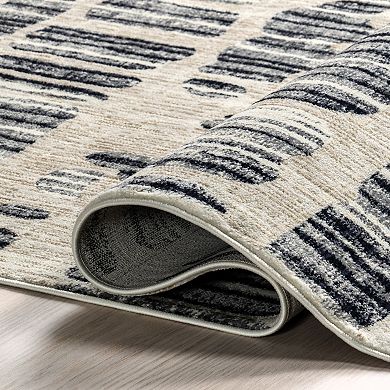 PrabalGurungXRugsUSA Lafayette Abstract Striped Area Rug