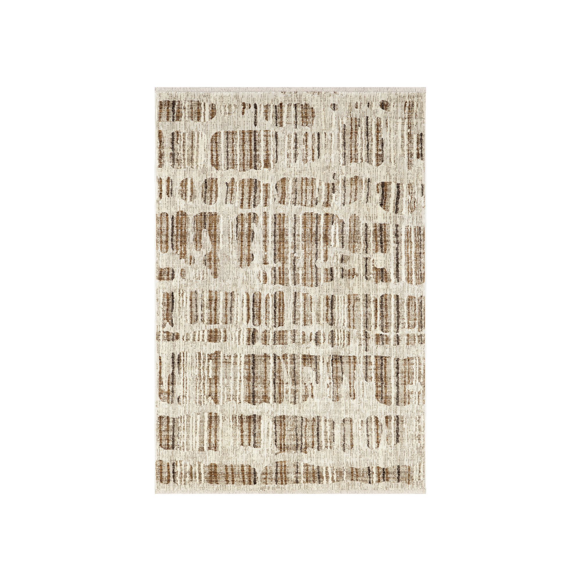 Rugs USA Lafayette Abstract Striped Area Rug, Beige