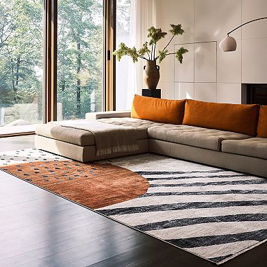 Rugs USA Manaslu Sunrise Fringed Area Rug