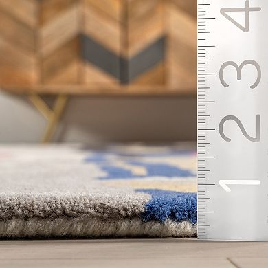 Rugs USA Pokhara Abstract Wool Area Rug