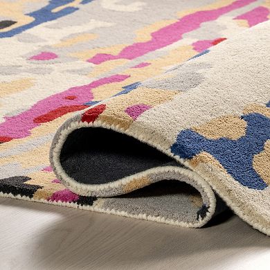 Rugs USA Pokhara Abstract Wool Area Rug
