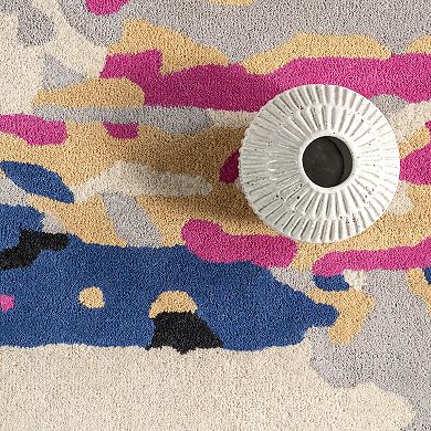 Rugs USA Pokhara Abstract Wool Area Rug