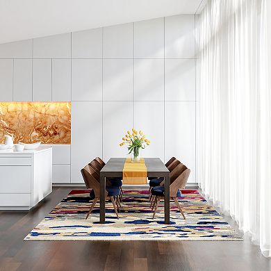 Rugs USA Pokhara Abstract Wool Area Rug