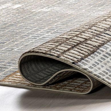 Rugs USA Park Abstract Checked Area Rug