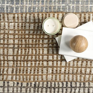 Rugs USA Park Abstract Checked Area Rug