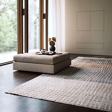 Rugs USA Park Abstract Checked Area Rug