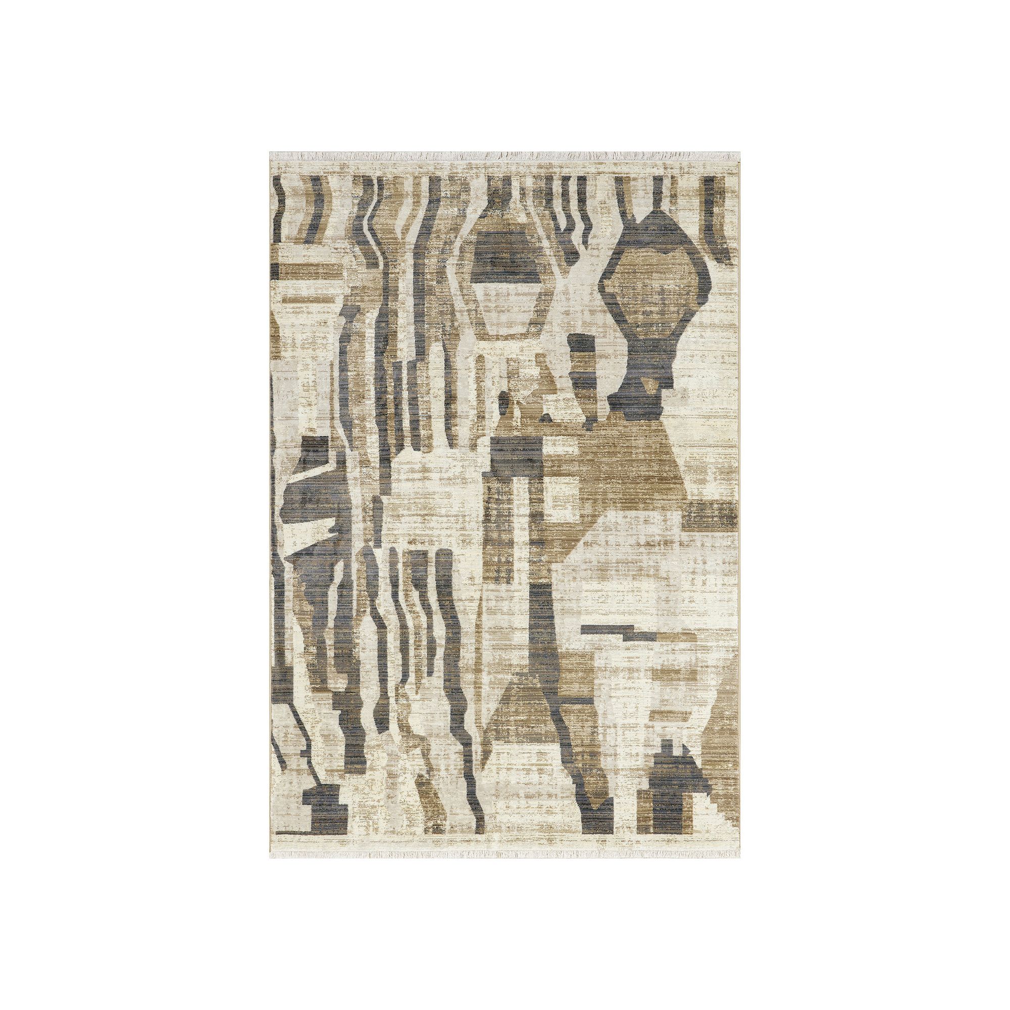 Rugs USA Bheri Abstract Area Rug, Beige