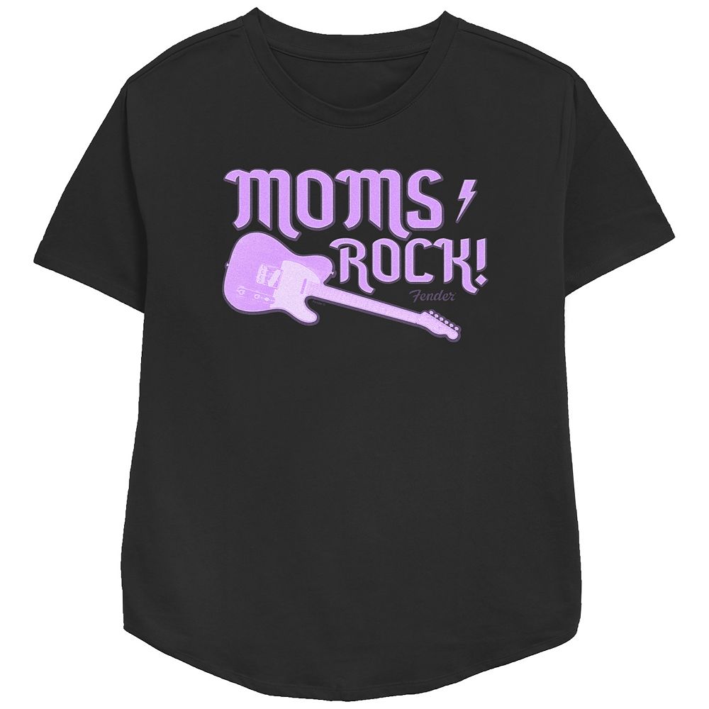 Women's Fender Moms Always Rock Relaxed Fit Graphic Tee