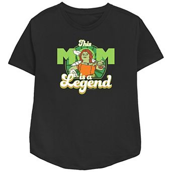Women's Shrek This Mom Is A Rebel Relaxed Fit Graphic Tee